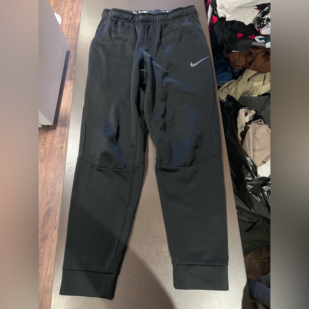Black Nike Joggers, barley worn